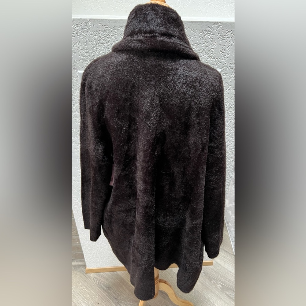 Liverpool NWT Open Front shawl collar Mink cardigan Size Medium - Picture 6 of 14